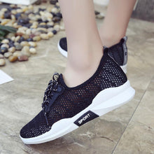 Load image into Gallery viewer, Plain  Flat  Criss Cross  Round Toe  Casual Sport Sneakers