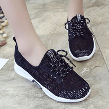 Load image into Gallery viewer, Plain  Flat  Criss Cross  Round Toe  Casual Sport Sneakers