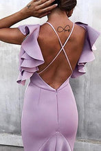 Load image into Gallery viewer, Sexy Backless Plain Maxi Bodycon Dress