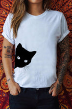 Load image into Gallery viewer, Round Neck  Print Short Sleeve T-Shirts