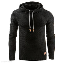 Load image into Gallery viewer, Fashion Plain Jacquard Weave Hoodie