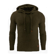 Load image into Gallery viewer, Fashion Plain Jacquard Weave Hoodie