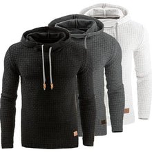 Load image into Gallery viewer, Fashion Plain Jacquard Weave Hoodie