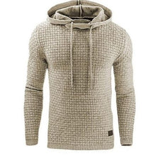 Load image into Gallery viewer, Fashion Plain Jacquard Weave Hoodie