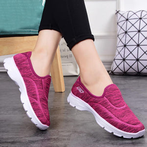 Flat  Cotton  Round Toe  Casual Sneakers