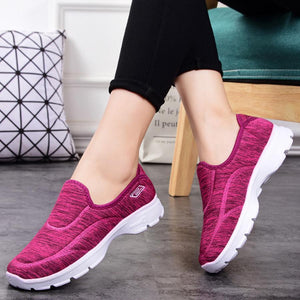 Flat  Cotton  Round Toe  Casual Sneakers