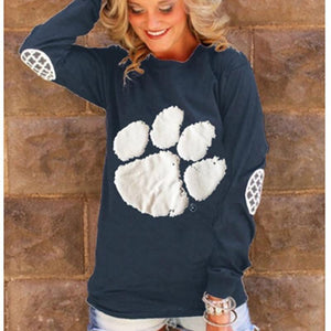 Printed Long Sleeve Hoodie