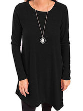 Load image into Gallery viewer, Round Neck  Single Breasted  Plain Shift Dress