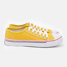 Load image into Gallery viewer, Plain  Flat  Criss Cross  Round Toe  Casual Sneakers