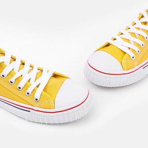 Plain  Flat  Criss Cross  Round Toe  Casual Sneakers