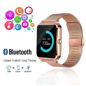 Z60 Steel Belt Smart Watch Bluetooth Smart Wear Card Phone Watch