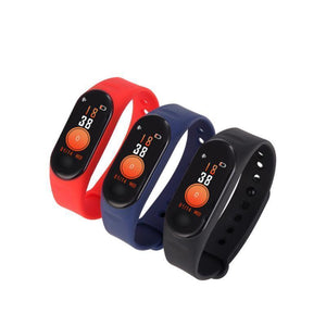 M3 Smart Bracelet Blood Pressure Heart Rate Bluetooth Sports Color Screen IP67 Waterproof