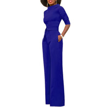 Load image into Gallery viewer, Sexy Round Neck Pure Colour Jumpsuits