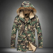 Load image into Gallery viewer, Thick Camouflage Jacket Men Overcoat