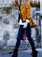 Load image into Gallery viewer, Autumn And Winter   Fashion Printing Irregular Jacket