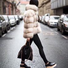 Load image into Gallery viewer, Fashion Faux Fur Long Sleeve Coats