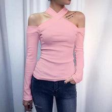 Load image into Gallery viewer, Fashion Strapless Long-Sleeved T-Shirt