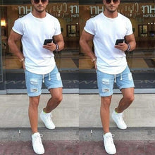 Load image into Gallery viewer, Personality Fashion Wear-Washed Men&#39;s Jeans Five short Pants