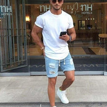 Load image into Gallery viewer, Personality Fashion Wear-Washed Men&#39;s Jeans Five short Pants