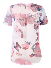 Load image into Gallery viewer, V Neck  Loose Fitting  Print Blouses