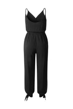 Load image into Gallery viewer, V Neck  Elastic Waist  Print  Jumpsuits