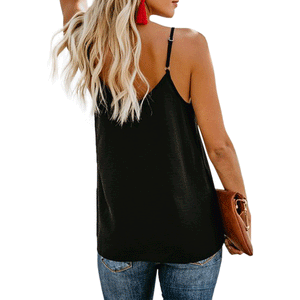 Fashion Casual Sling Plain Loose Camis