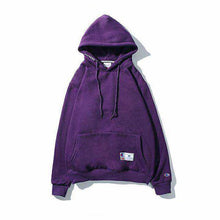 Load image into Gallery viewer, Fashion Street Solid Color Loose Hoodie