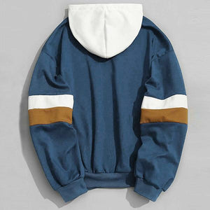 Fashion Hip Hop Sports Colorblock Hoodie