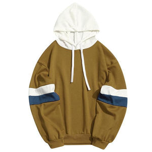 Fashion Hip Hop Sports Colorblock Hoodie