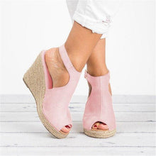 Load image into Gallery viewer, Fashion Wedge Heel Toe Sandals