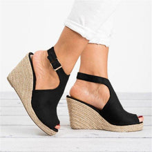 Load image into Gallery viewer, Fashion Wedge Heel Toe Sandals