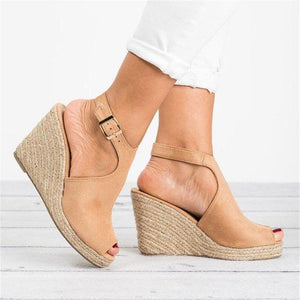 Fashion Wedge Heel Toe Sandals