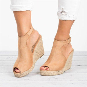 Fashion Wedge Heel Toe Sandals