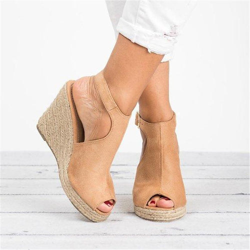 Fashion Wedge Heel Toe Sandals