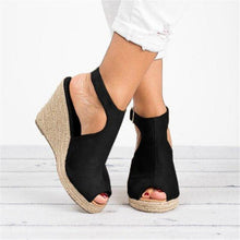 Load image into Gallery viewer, Fashion Wedge Heel Toe Sandals