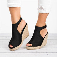 Load image into Gallery viewer, Fashion Wedge Heel Toe Sandals