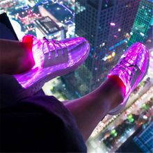 Load image into Gallery viewer, Men&#39;s Led Light   Charging Color Sneakers