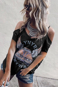 Spaghetti Strap  Printed T-Shirts