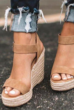 Load image into Gallery viewer, Fashion Twine   Woven Wedge Sandals