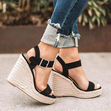 Load image into Gallery viewer, Fashion Twine   Woven Wedge Sandals