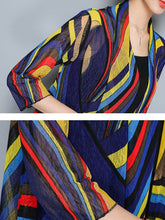 Load image into Gallery viewer, Patchwork  Color Block Textured Cardigans