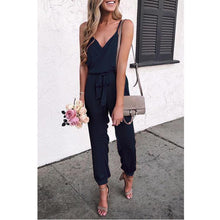 Load image into Gallery viewer, Pure Color Suspenders   Casual Jumpsuits