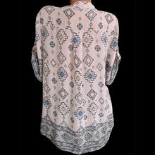 Load image into Gallery viewer, Loose Geometric Printed Fitting Blouses