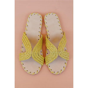 Fashion Versatile Woven Flat Slippers Sandals