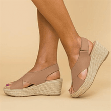 Load image into Gallery viewer, Fashion Versatile Platform Wedge Sandals