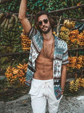 Load image into Gallery viewer, Men&#39;s Fashion Printing Loose Beach Blouse