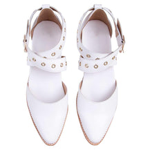 Load image into Gallery viewer, Women&#39;s Casual Cross Buckle   Point Flat Shoes