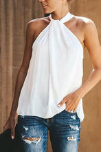 Load image into Gallery viewer, Halter  Plain  Casual Camis Shirt