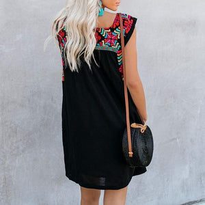 Summer New Embroidered Casual Dress