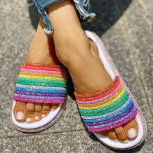 Load image into Gallery viewer, Rainbow Thick-Soled Slippers Casual Fashion Slippers